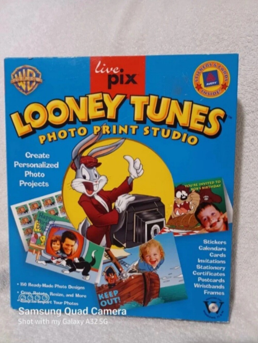 Vintage Looney tunes Live Pix photo print studio